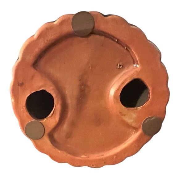 Pier 1 Angel Figurine Ceramic Beige & Brown Christmas 10”x 4.5” - Picture 6 of 6